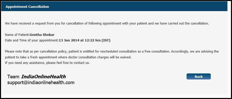 ApptCancellation