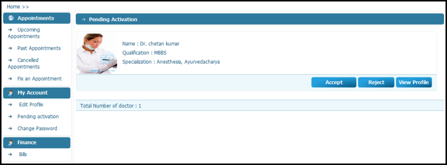 Pending activation