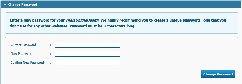 Change Password