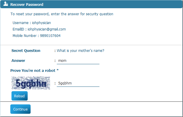 SecurityQuestion