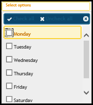 SelectDays
